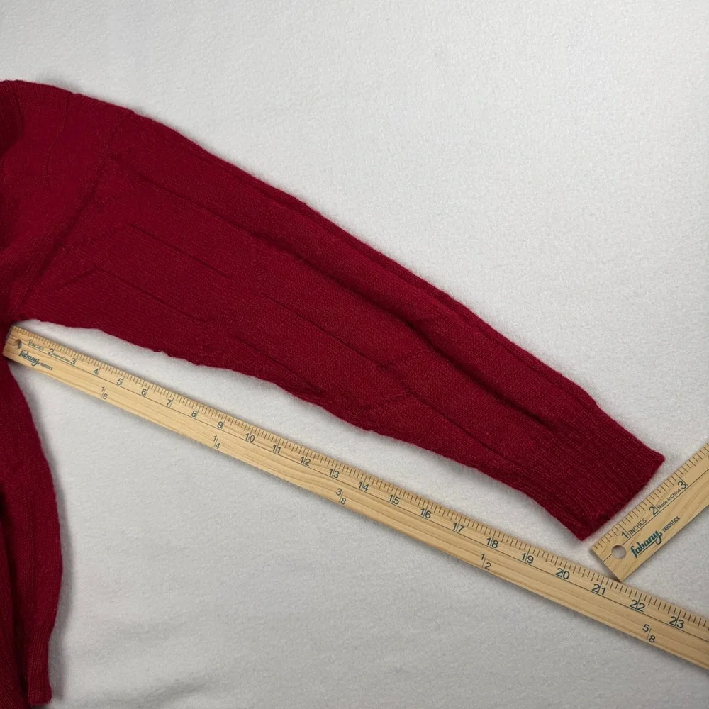 Peruvian Connection Women's‎ Alpaca Wool Sweater Red Medium